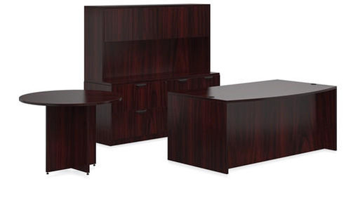  Offices To Go Mahogany Office Furniture Package SL-21-AML 