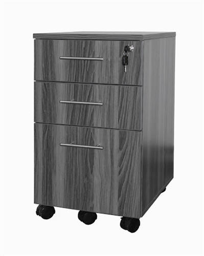 Mayline Group Mayline Medina MNBBFLGS Locking Box Box File Pedestal
