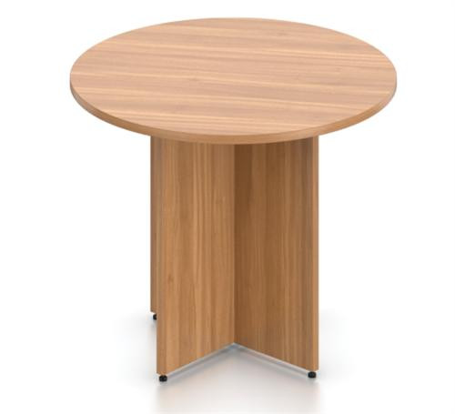  Offices To Go Superior Laminate Meeting Table with Walnut Finish 