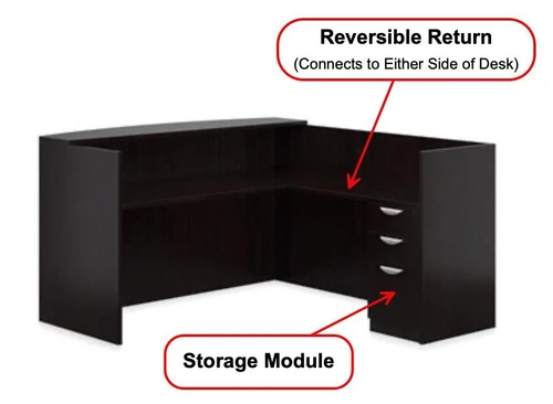 Offices To Go Superior Laminate Reception Desk