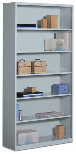 Global Total Office Global 6 Shelf Metal Bookcase 