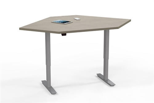 Mayline Group Mayline ML 2 Stage Height Adjustable Corner Surface Table 5248CSLH (Multiple Finish Options!)