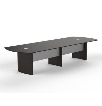 Mayline Group Medina 12' Mocha Finished Conference Table by Mayline (Available With Power!)