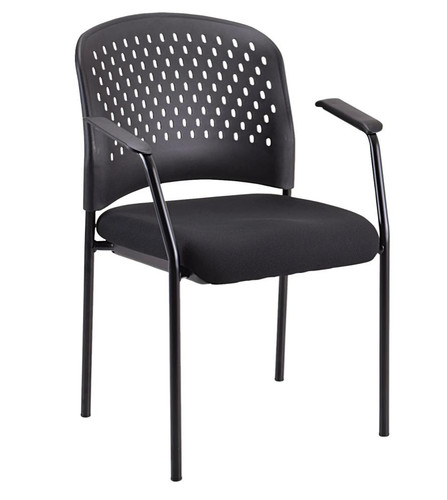 Eurotech Seating Breeze Guest Chair FS9077 with Black Frame (2 Pack!)