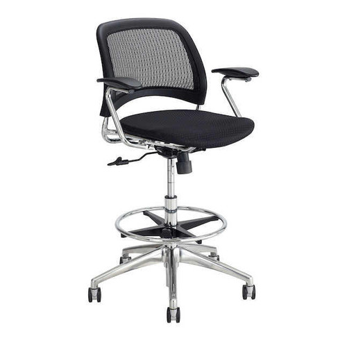 Safco Products Safco Reve Extended Height Mesh Task Stool 6820BL 