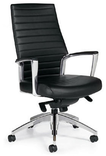 Global Total Office Global Accord Series High Back Leather Office Chair 2670LM-2 