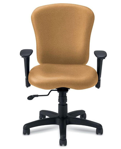 KI Furniture and Seating KI Impress Upholstered Task Chair with Adjustable T-Arms 