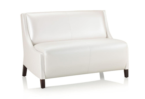 KI Furniture and Seating KI Soltice Armless Leather Loveseat 