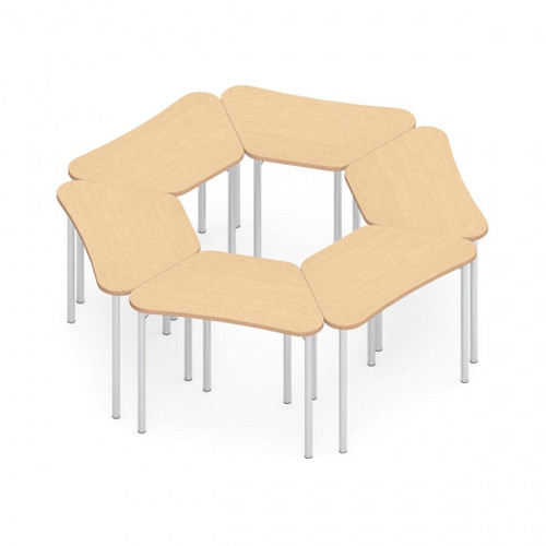 Global Zook 6 Piece ADA Compliant Modular Table Configuration