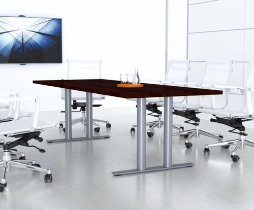  Special-T Sienna 2TL Rectangular Conference Table with Metal Legs 