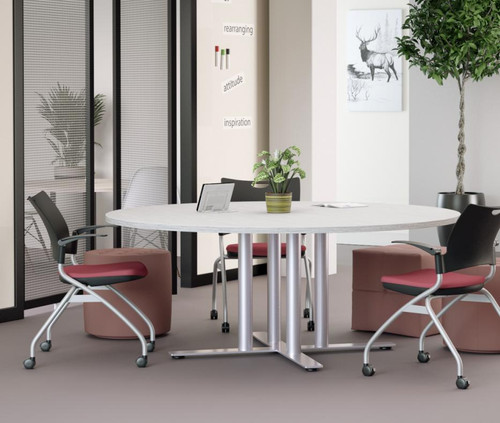  Special-T Sienna 4X Collection Round Conference and Meeting Table (Size and Finish Options!) 