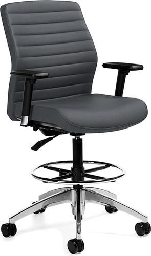 Global Total Office Global Aspen Series Drafting Chair 2858-6