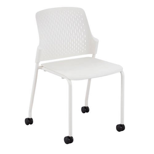 Safco Products Safco Next Stack Chair with Casters (4 Pack!) 