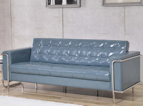  Flash Furniture Lesley Contemporary Gray Sofa with Tufted Cushions 