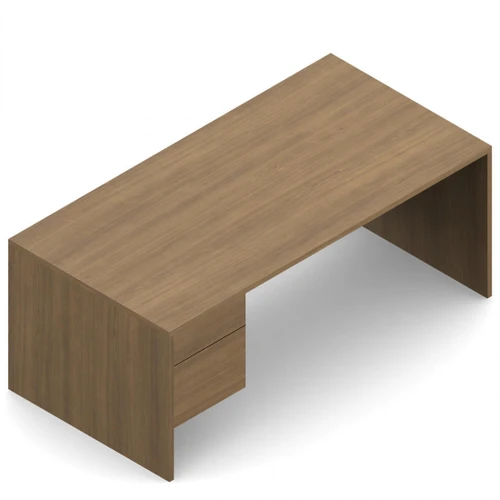 Global Total Office Global Genoa 60" Single Pedestal Desk