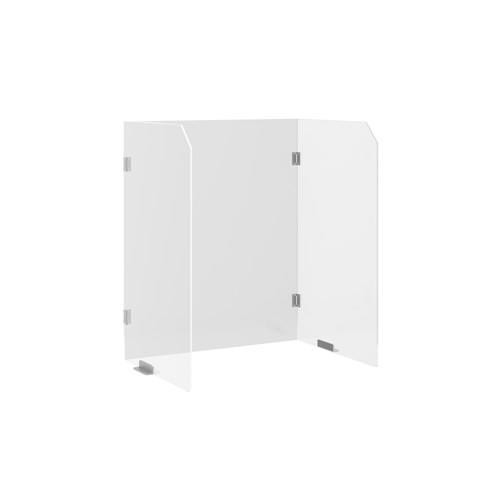 Safco Products Safco 3 Sided Hinged Wellness Screen 7511CL 