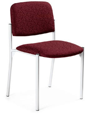 Global Total Office Global Comet Armless Fabric Guest Chair 2184
