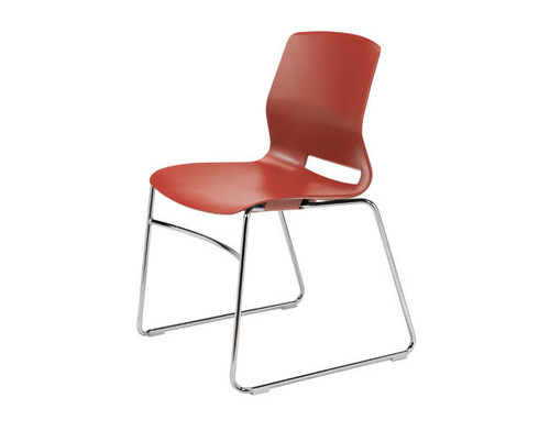 KFI Studios KFI IMME Polypropylene Sled Base Side Chair SL2700 