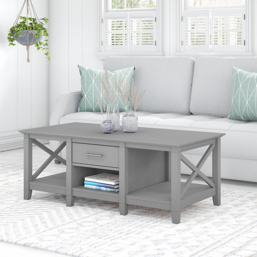 Bush Business Furniture Bush Furniture Key West Coffee Table with Storage 