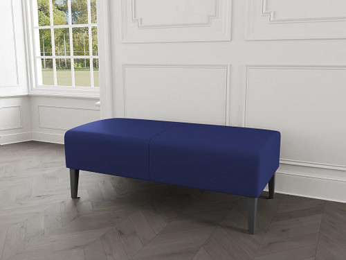  Lesro Luxe 2 Seat Guest Reception Bench LX2001 (Available with Power!) 