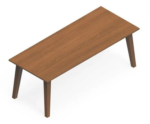 Global Total Office Global Corby 48" x 20" Mid Century Guest Reception Table CBYCT4820H17