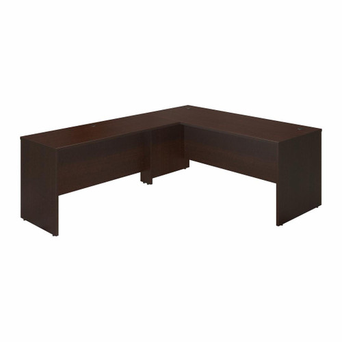  Bush Business Furniture Series C Elite L Shaped Mocha Cherry Office Desk 