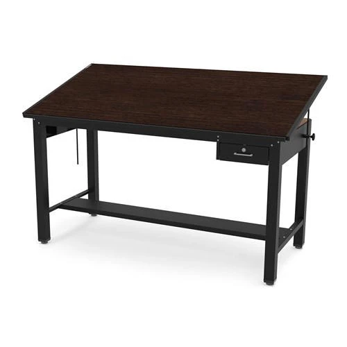 Safco Products Safco Ranger Steel 4-Post 60"W Commercial Quality Adjustable Top Drafting Table 7736A