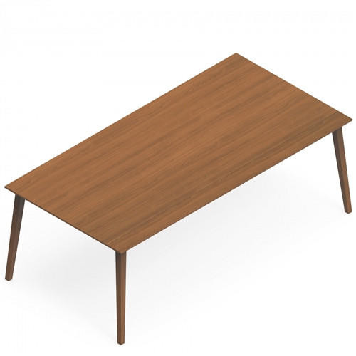 Global Total Office Global Corby Series Wood Veneer Freestanding Work Table 