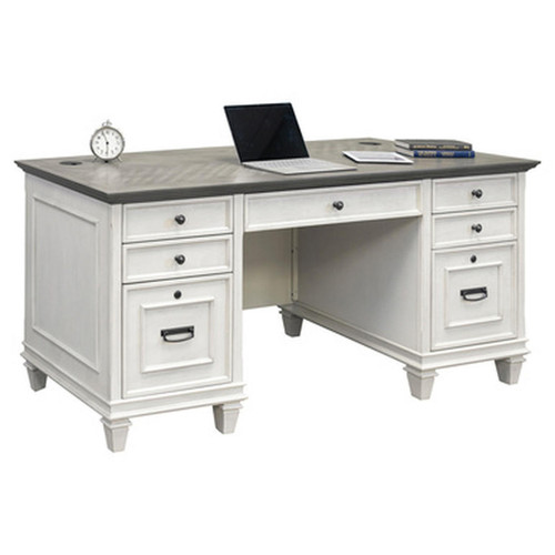  Office Source Refined Collection Double Pedestal Wood Desk IMHF680 (2 Finish Options!) 