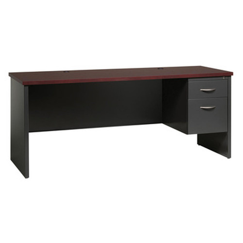  Office Source Bedford 48"W x 30"D Single Pedestal Desk OSMS4830 