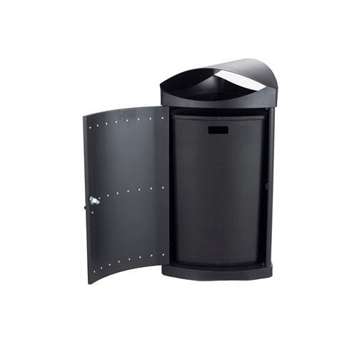 Safco Products Safco Nook Indoor/Outdoor Waste Receptacle 9969CH 