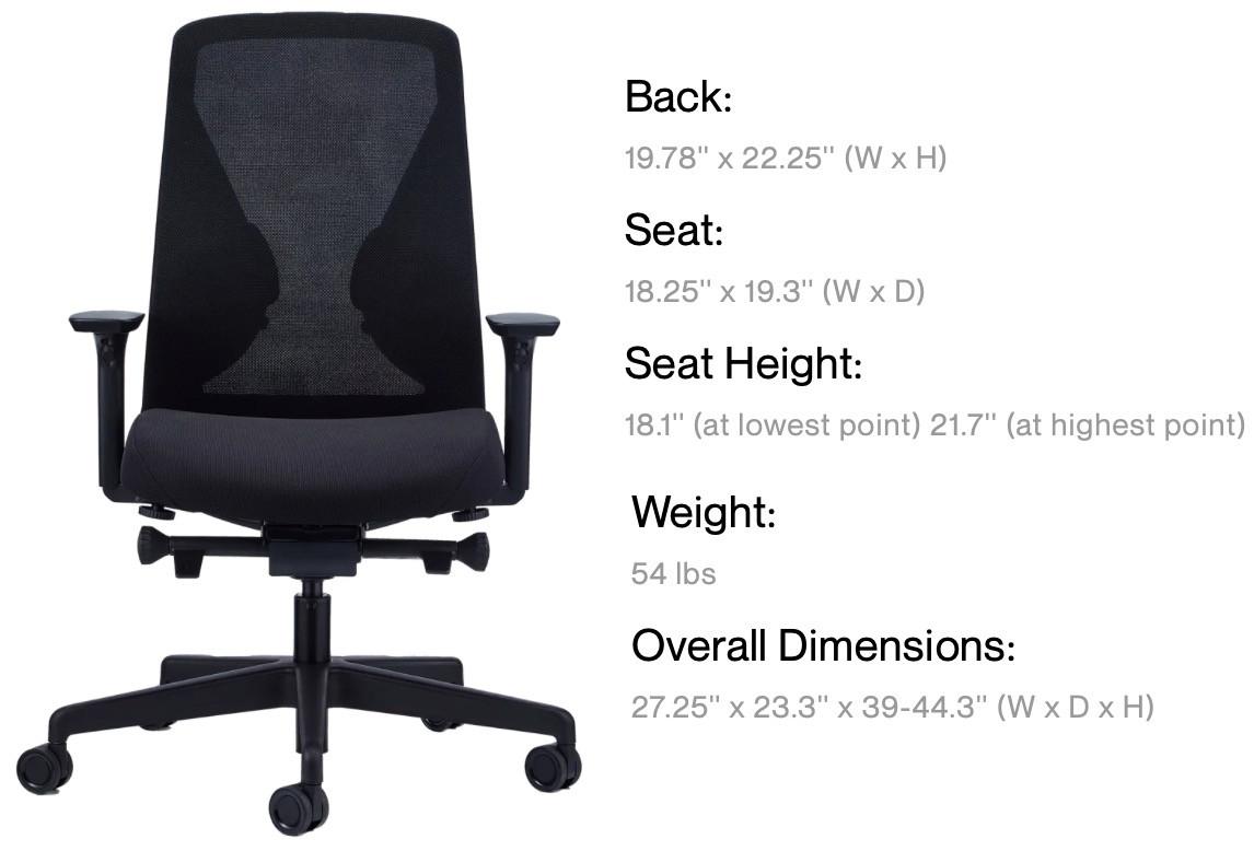 Eurotech Seating Launch Ergonomic Office Chair LAU1
