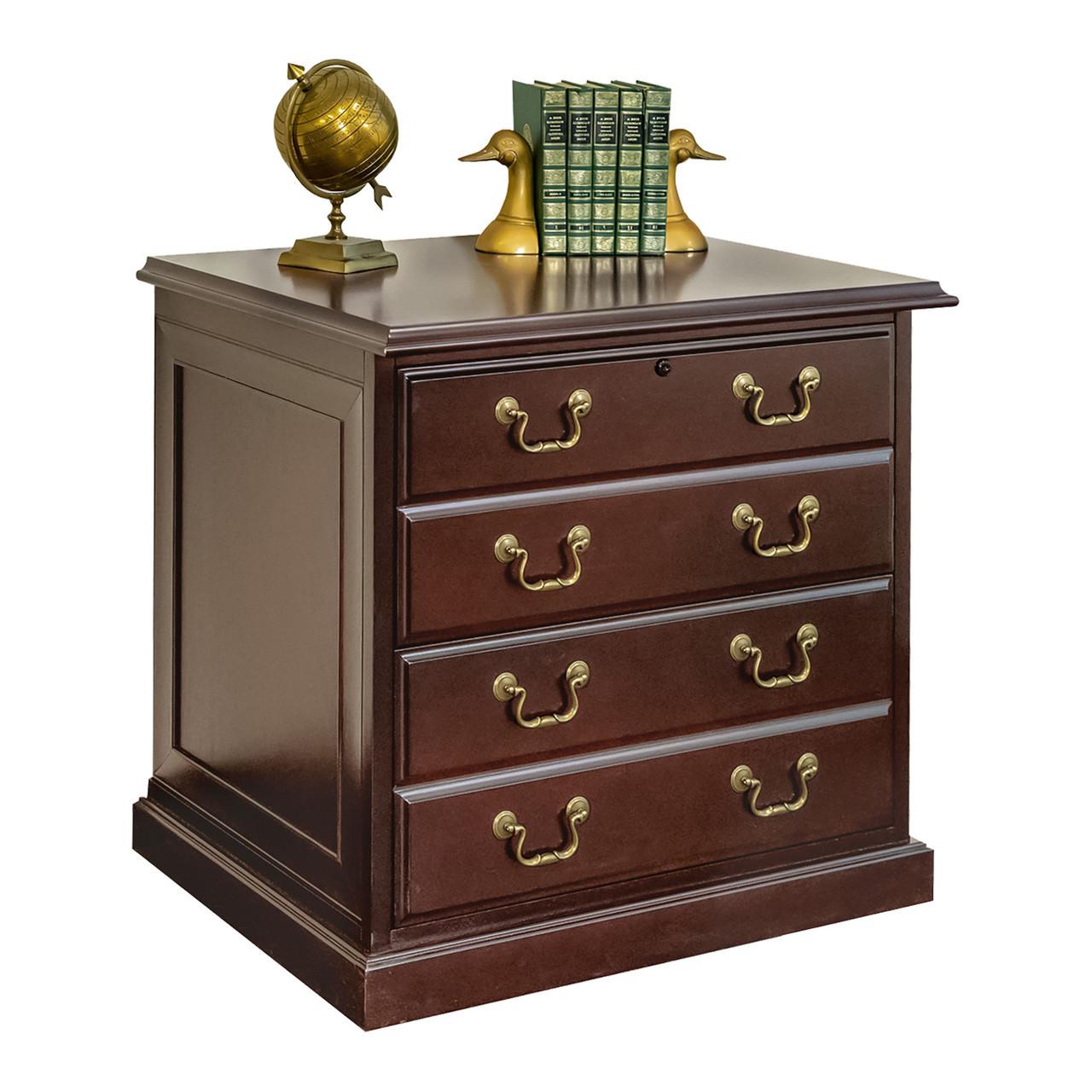  Office Source Rowland 2-Drawer Lateral File with Cherry Finish CM450 