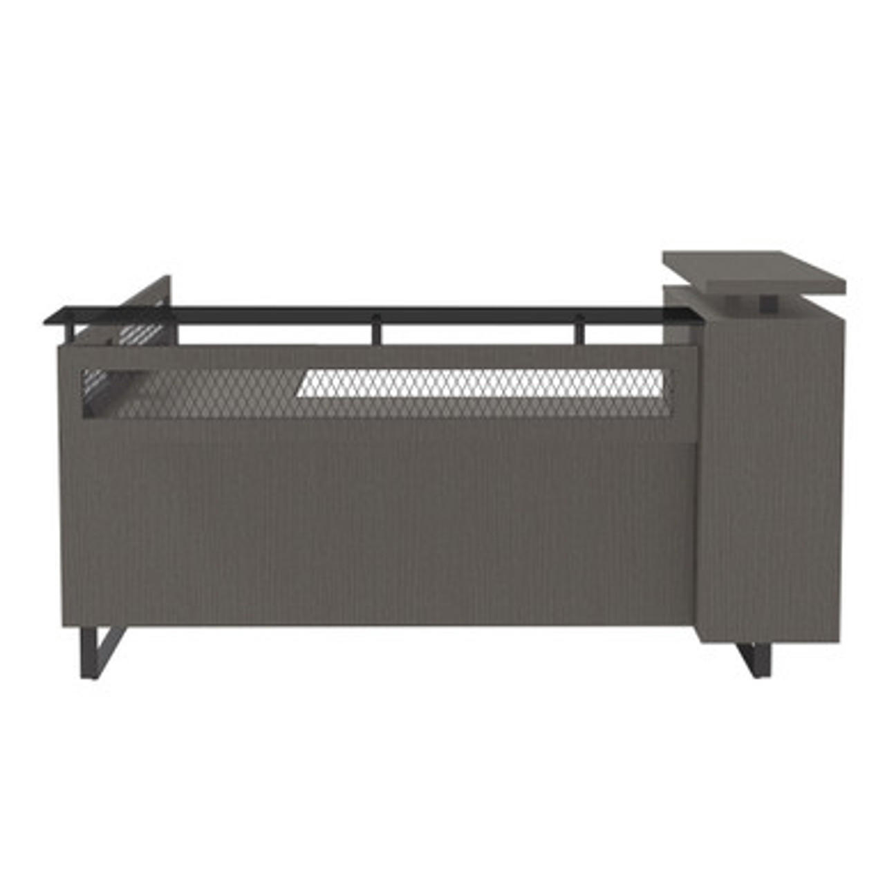  Office Source Palisades L-Shaped Reception Desk EVRC1R 