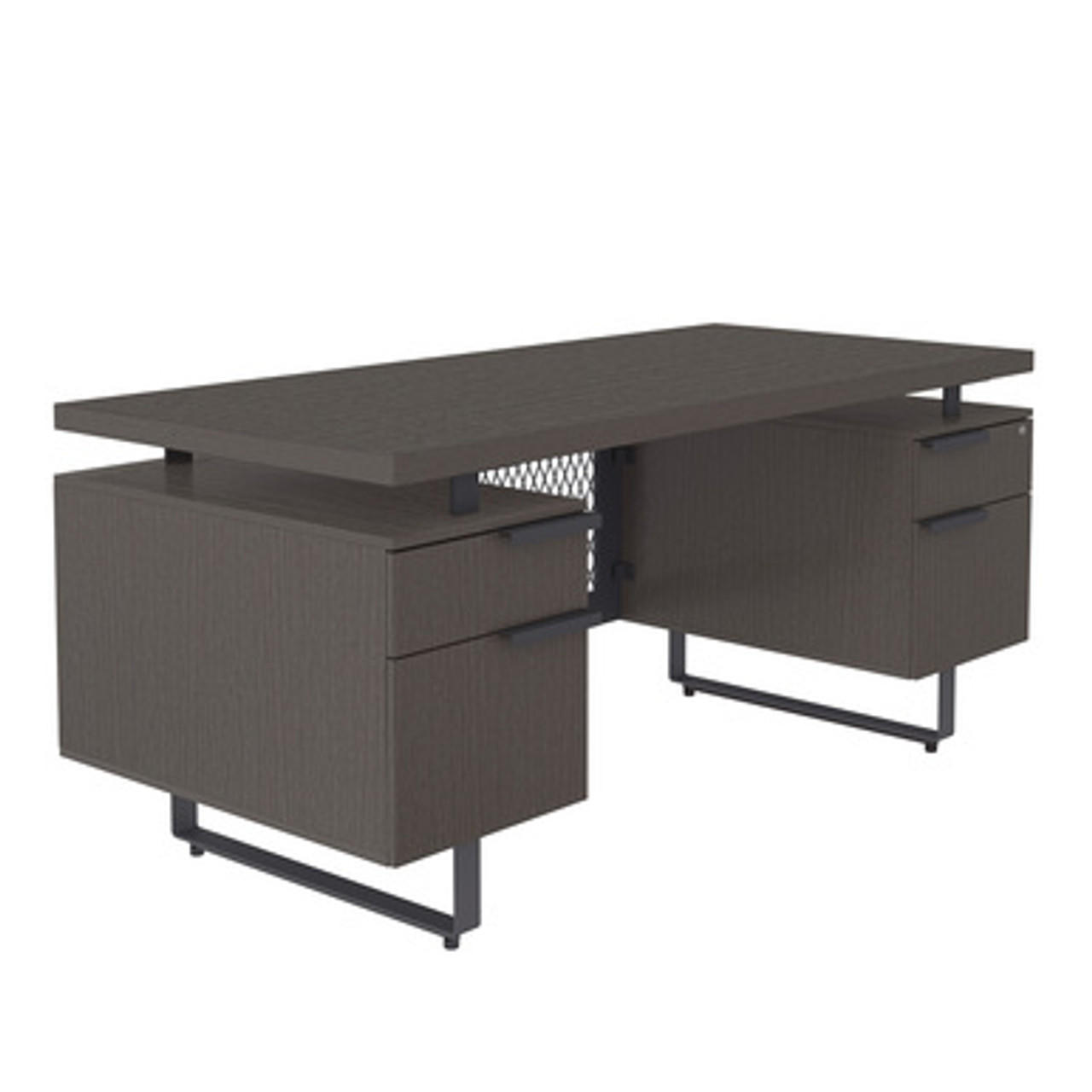  Office Source Palisades 60" x 30" Floating Top Desk EV6030DP 