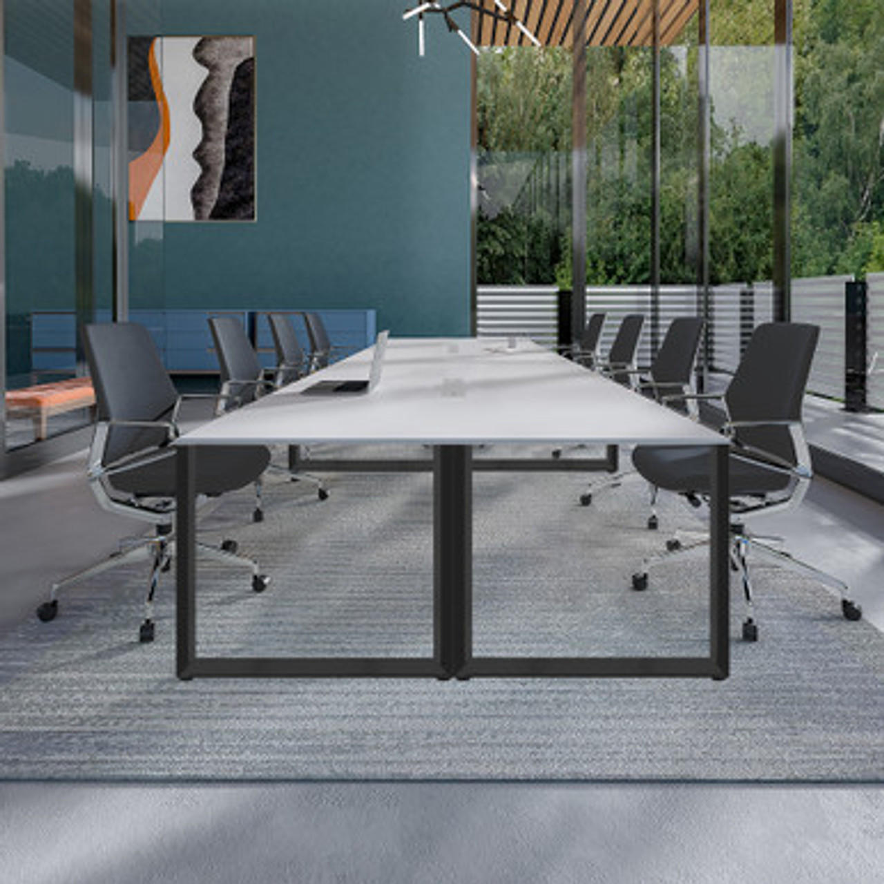 Office Source Veneto Executive High Back Chair with Polished