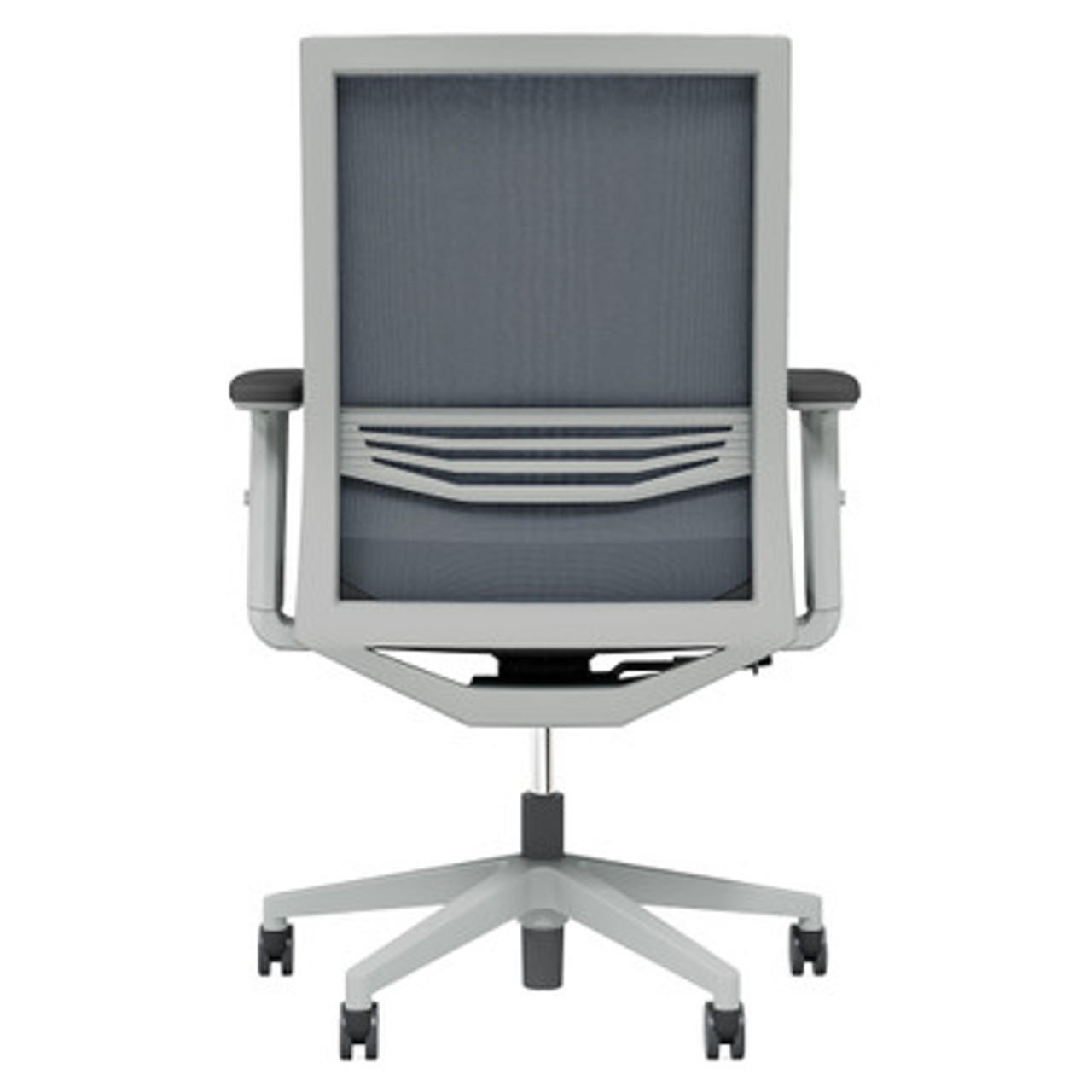  Office Source Oslo Gray Mesh Mid Back Task Chair 601MMF 