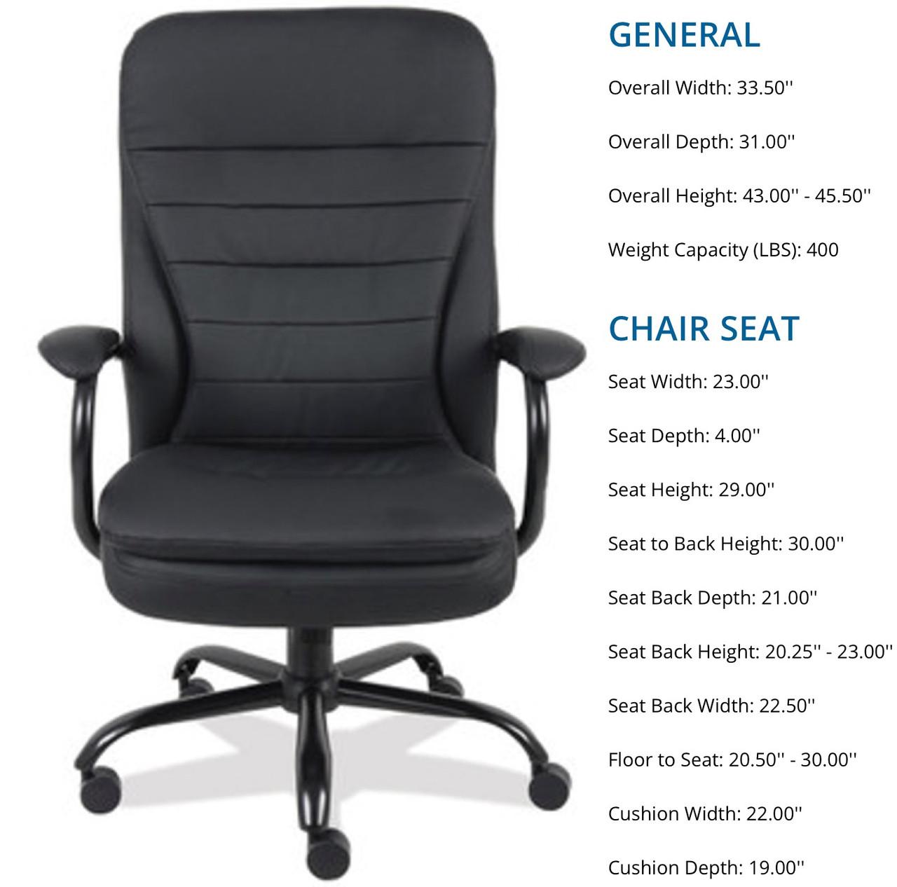 Office Source Big & Tall Executive High Back Chair 991