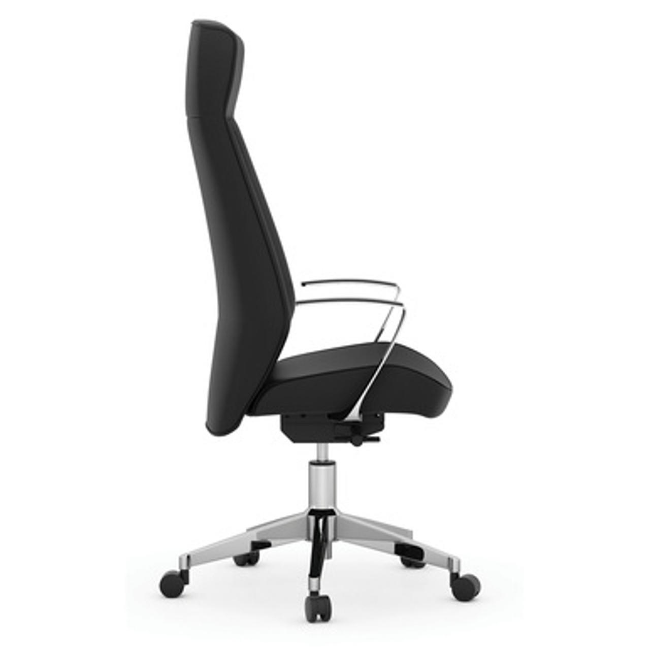 Office Source Empire Collection Contemporary Executive Chair with Chrome Frame 01CU2AHACL 