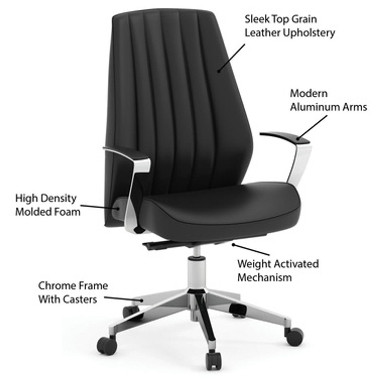  Office Source Empire Collection Executive Conference Chair 01CU2AMACL 