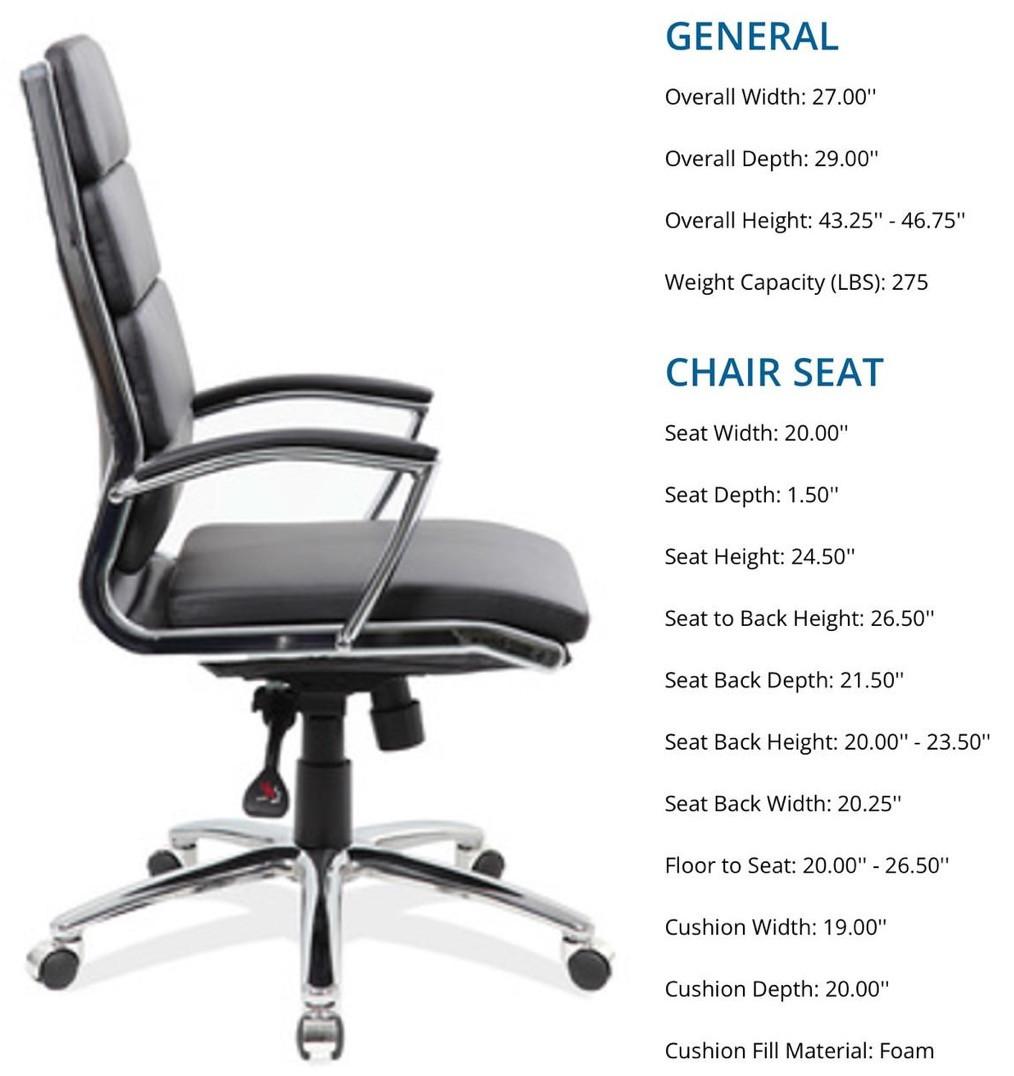 Office Source Merack Collection Segmented Cushion Conference Chair