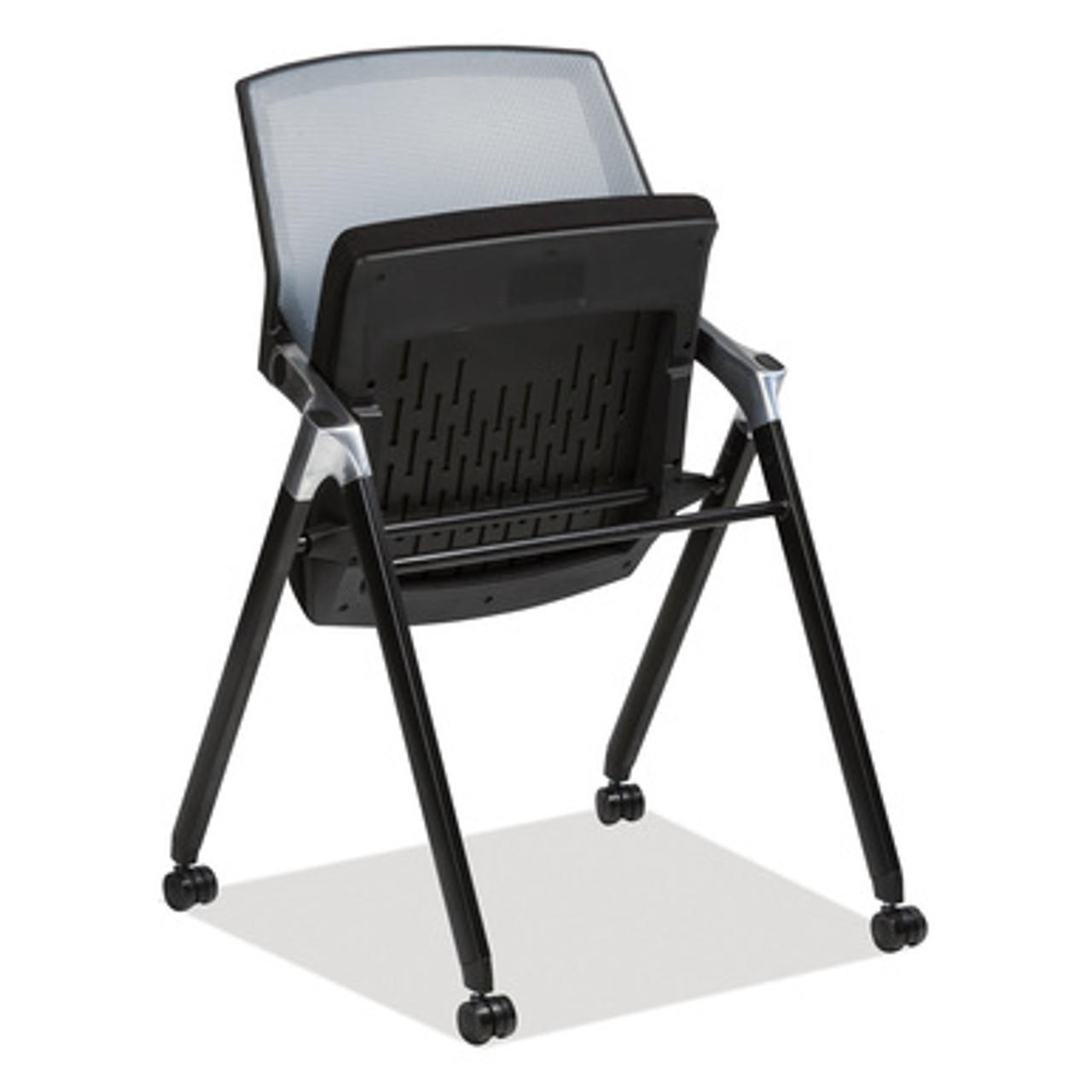  Office Source Triumph Armless Flex Back Nesting Chair 90094NSF 