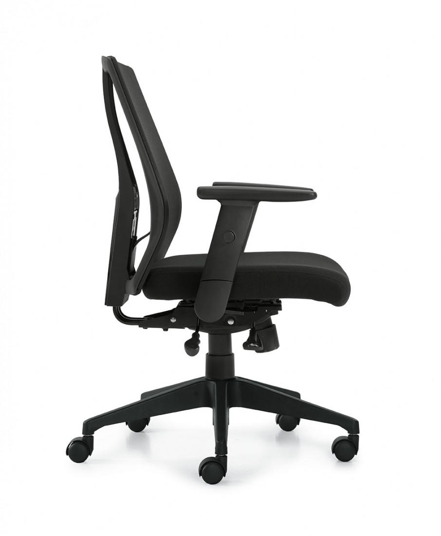 Offices To Go Mesh Back Synchro-Tilter Task Chair OTG10707B