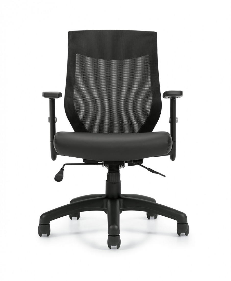 Offices To Go Contemporary Mesh Synchro-Tilter Ergonomic Chair OTG10704B