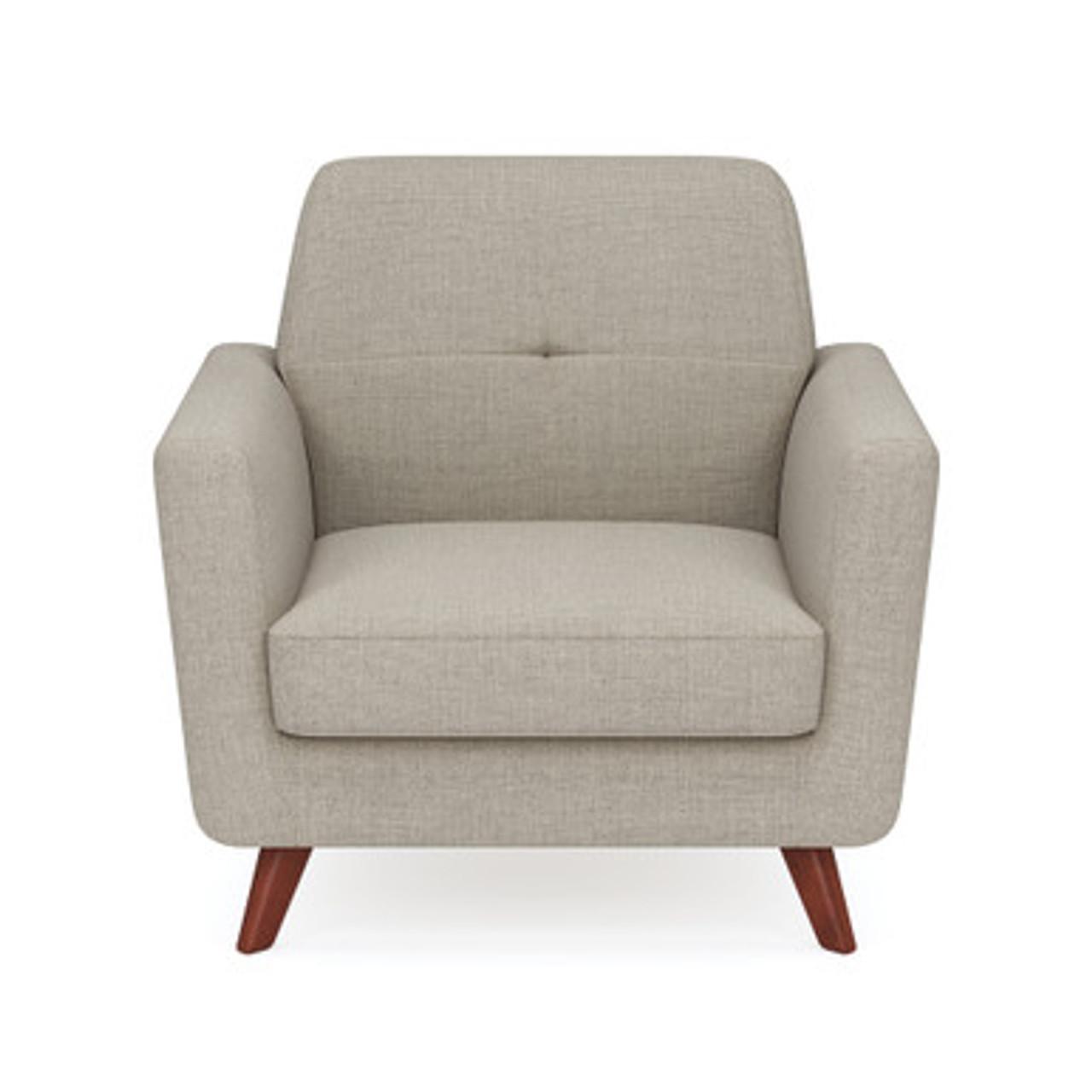 Office Source Partridge Collection Club Chair with Wood Legs 50601F