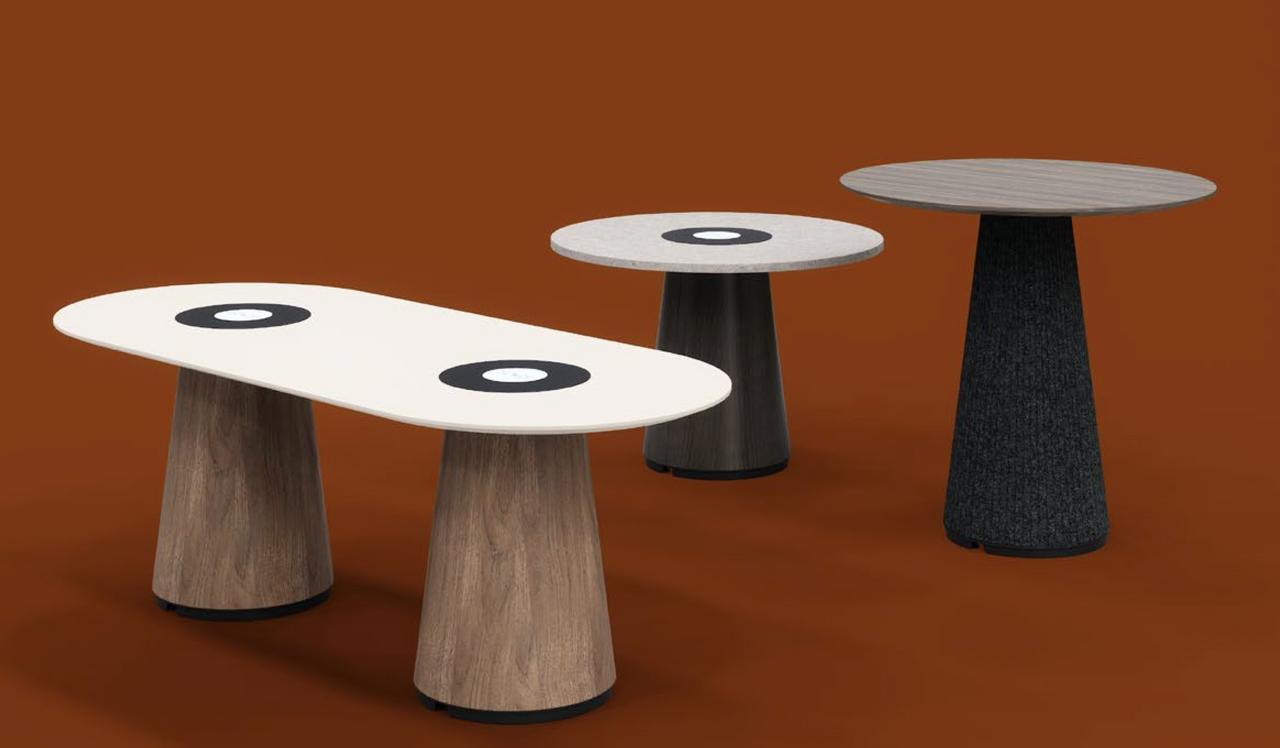 KFI Studios KFI Ember Contemporary Racetrack Conference Room Table (Size and Power Options!) 