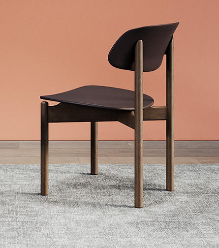 KFI Arbor Wood Frame Guest Chair with Easy Clean Plastic Seat 6800