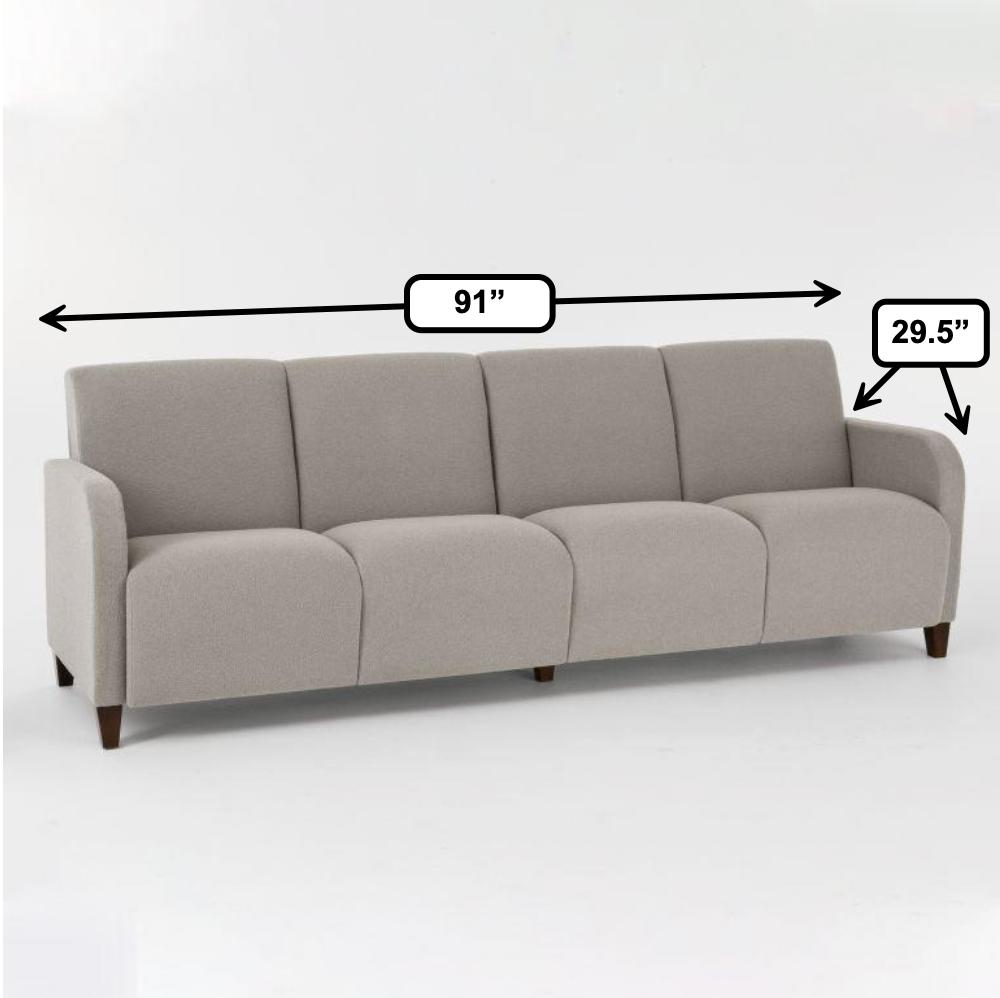  Lesro Siena Collection 4 Seat Sofa SN4101 