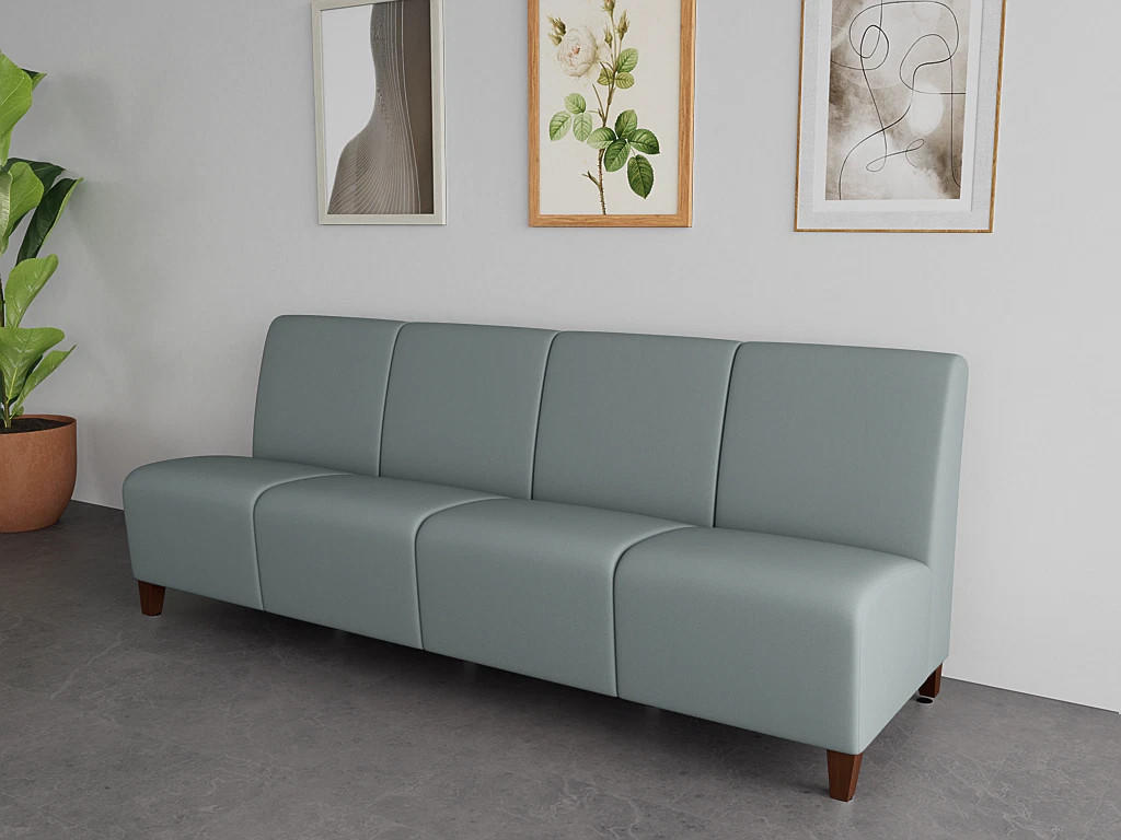 Lesro Siena Collection Armless 4 Seat Sofa SN4102
