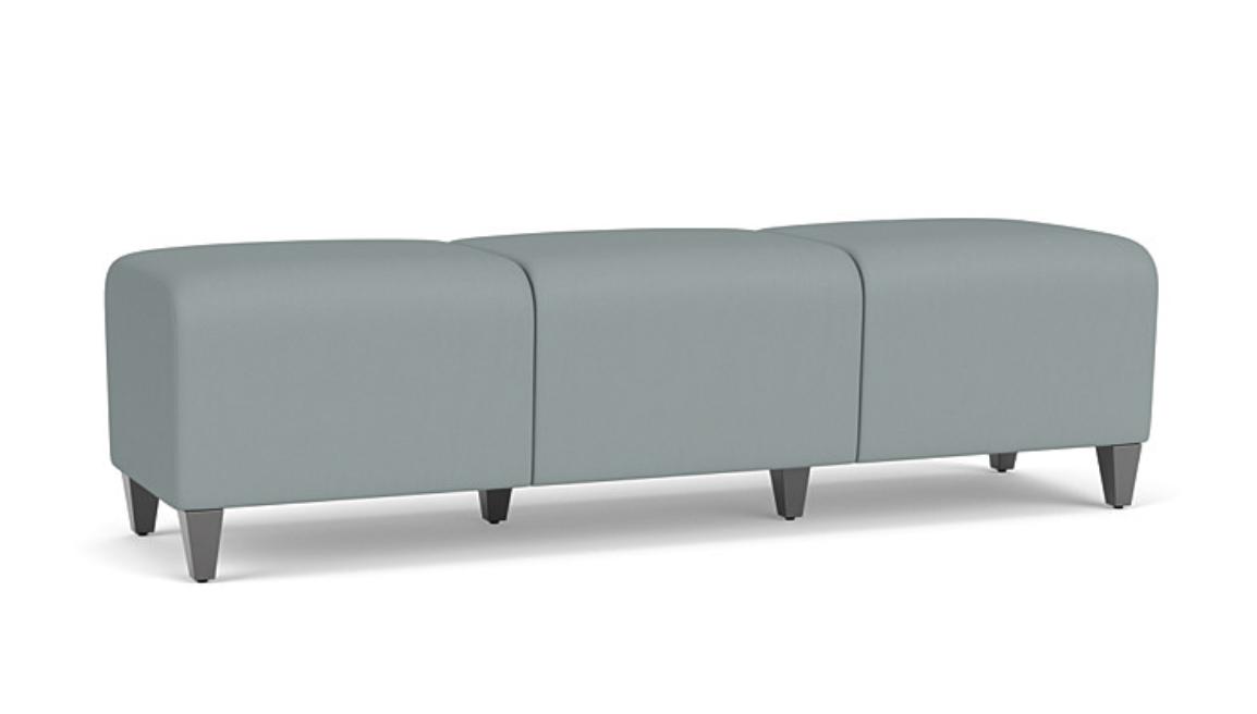  Lesro Siena Collection 3 Person Reception Bench SN3001 